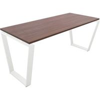 mesa marco piramide invertida 200x80 cm nogal