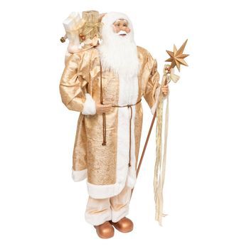 Papa Noel Dorado 120cm