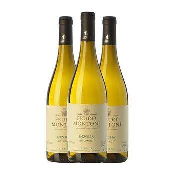 Feudo Montoni Vino Blanco Inzolia Dei Fornelli Terre 75 Cl 13% Vol. (pack De 3 Unidades)
