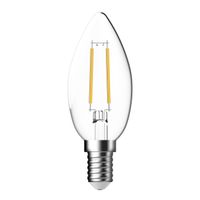 bombilla led e14 c35 2700k dim 42w