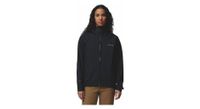 chaqueta impermeable columbia trailborne 2 5l negra para mujer