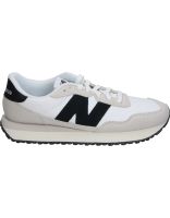 zapatillas new balance 237 blancas y negras ms237sf 42