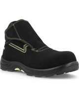 de paredes botas de seguridad para soldadores granito negro negro