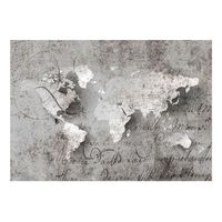 papel pintado 3d - map and letter 400x280 cm