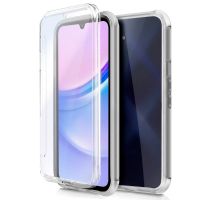 cool funda de silicona 3d frontal  trasera transparente para samsung a155 galaxy a15  a15 5g