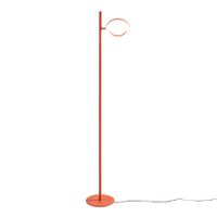 lampara de pie naranja quemado 25w led 1391lm gea luce