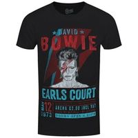 david bowie camiseta manga larga earls court 73 para mujer