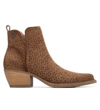 Refresh para mujer. 17504102-CAMEL Botines 175041 marrón (39), 3 a 5cm, Cremallera, Casual