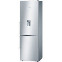 bosch serie 4 kgd36vi30g fridge freezer - silver silver