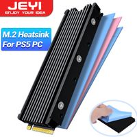 disipador de calor m2 2280 ssd compatible con ps5 pc jeyi nvme ngff 2280 ssd disipador de calor de doble cara refrigeracion con almohadillas termicas de silicona enfriador
