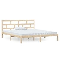 cama matrimonial  cama para adultos  estructura de cama madera maciza 135x190 cm