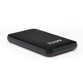 Tooq TQE-2528B Caja Externa USB 3.1 Negra para Disco Duro 2.5
