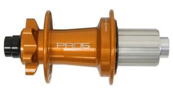 Buje trasero hope pro 5 32 agujeros   boost 12x148 mm   6 agujeros   naranja