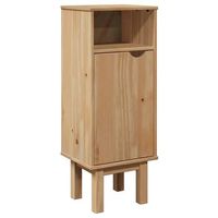 mueble de bano otta madera maciza de pino 35x30x55 cm vidaxl