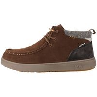 walk in pitas botines botin wallabee de piel - baikal para hombre