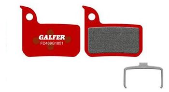 Par de pastillas de freno sram hdr semimetalicas galfer  rojo 22  force  rival  level  level tlm   ultimate advanced
