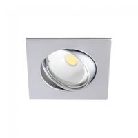 empotrable led basic basculante cuadrado acero 8w