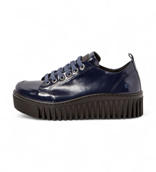 Art para mujer. 115351566003_0B0 Zapatillas de Piel 1535 Brighton marino (41), 3 a 5cm, Cordones, Casual