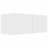 mueble para tv madera contrachapada blanco 80x30x30 cm