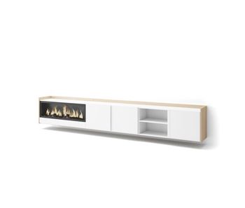 Mueble tv, televisión, muebles de salón, almacenaje, 315x35x50cm, para tv hasta 80