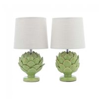 pack de 2 lamparas de mesa artichoke