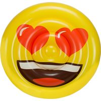emoji - colchoneta hinchable en forma de cara de corazones 5886