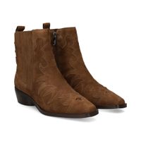 lodi botines con tacon mujer - marron talla 40