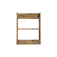 estanteria de madera de color marron