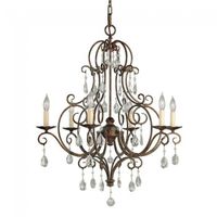 lampara de arana chateau 6 luces