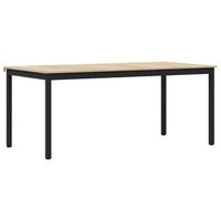 mesas de comedor 2 piezas 180 x 90 x 75 cm madera de ingenieria
