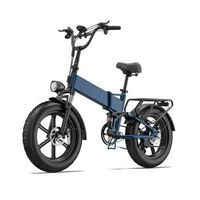 bicicleta electrica  urlife  t5  750w 48v13ah 20 frenos de disco ebike - azul