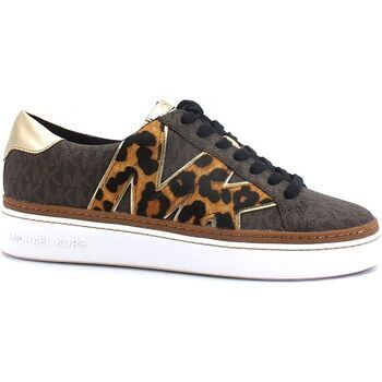 MICHAEL Michael Kors Deportivas Moda Chapman Lace Up Sneaker Logo Brown 43F1CHFS1B para mujer