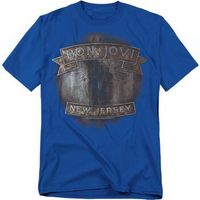 bon jovi camiseta new jersey para hombre
