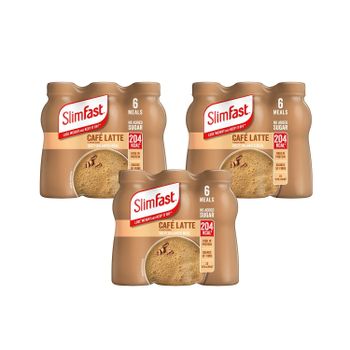SlimFast Milkshake Multipack Bottle Cafe Latte