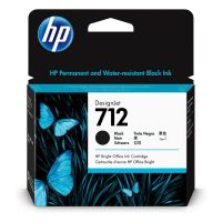 cartucho de tinta original hp 712 negro