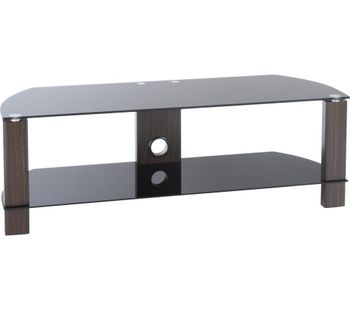 TTAP Vision 1200 mm TV Stand - Walnut & Black, Black