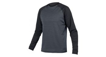 Maillot endura singletrack manga larga negro