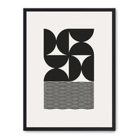 cuadro bauhaus black forms iii
