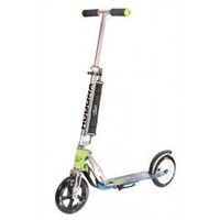 hudora city scooter big wheel alu 8 205 verdeazul 205mm