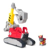 grua de juguete spin master rubble  crew grua megapotente de charger con figura