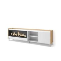 mueble tv ojen-01 con chimenea electrica para salon