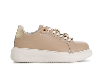 deportivas mujer de piel con complementos joya extraíbles hazelnut