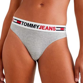 Tommy Jeans Strings Logo waistband thong para mujer