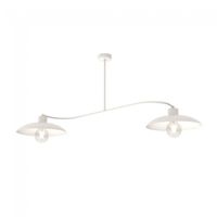 plafon de techo ribas blanco 2 luces