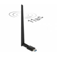 tarjeta de red delock 12535 usb 32 gen 1 wi-fi 5 dual band 245 ghz negra