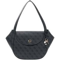 guess bolso bolso con solapa coleen monogramme logo carbon para mujer