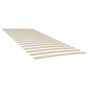 Cama Doble | Cama Para Adultos | Somieres De Láminas Con 34 Lamas 2 Uds 100x200 Cm
