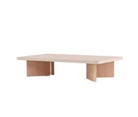 mesa de centro bassholmen 80x140x30 beige