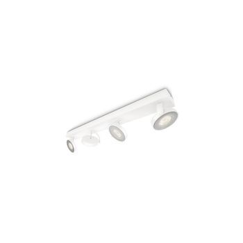 Aplique De Pared Led Philips Clockwork Blanco 4x4.5w Regulable 2000lm