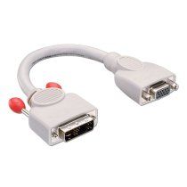 Lindy 41222 adaptador de cable de vÃdeo 0,2 m DVI-A VGA (D-Sub) Gris